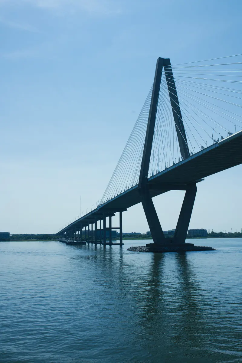 The Ravenel Bridge, as shot